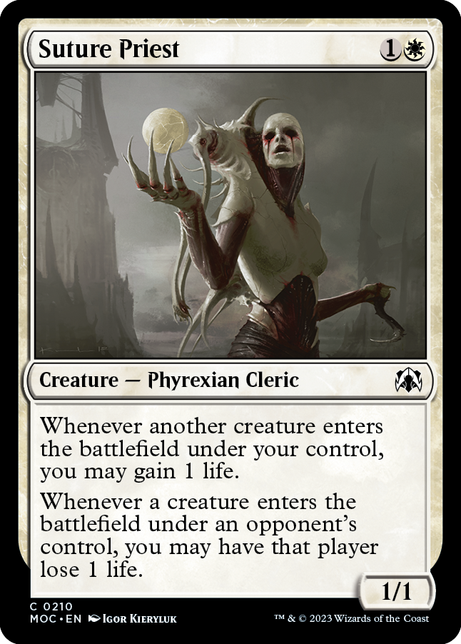 Suture Priest [March of the Machine Commander] | Card Merchant Takapuna