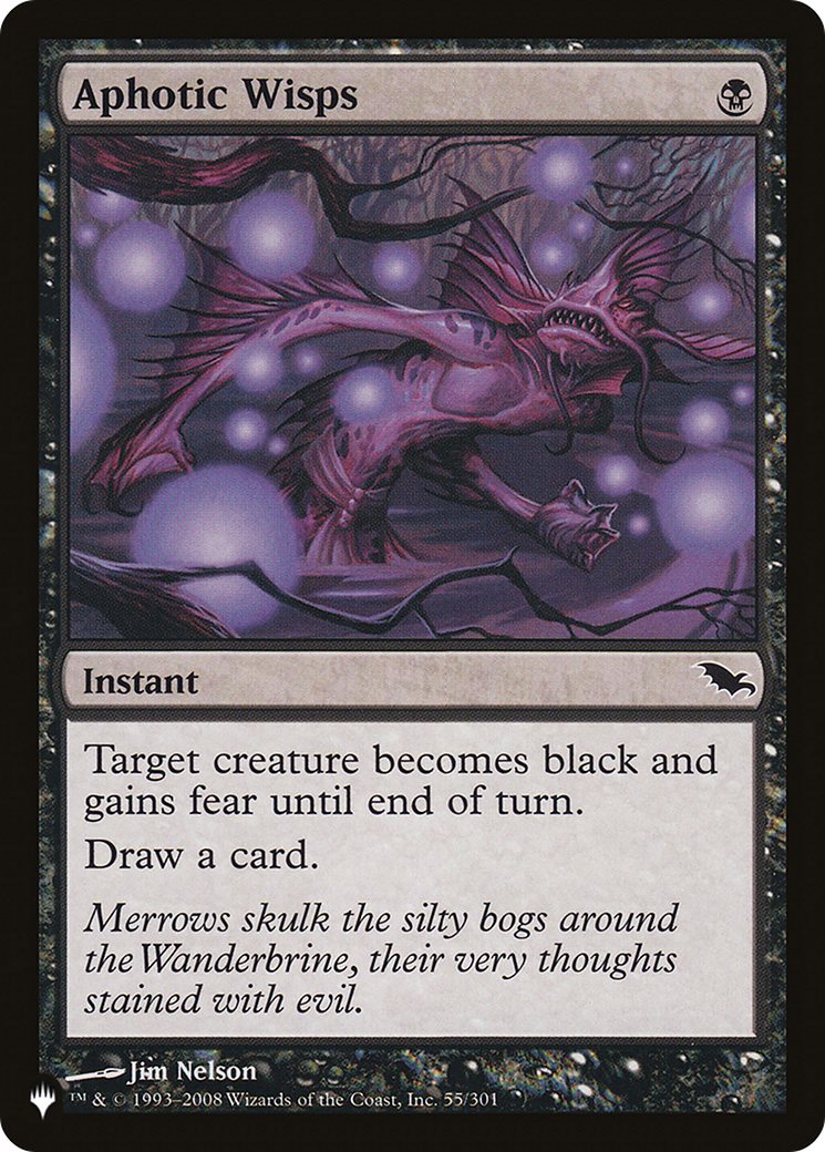 Aphotic Wisps [The List] | Card Merchant Takapuna