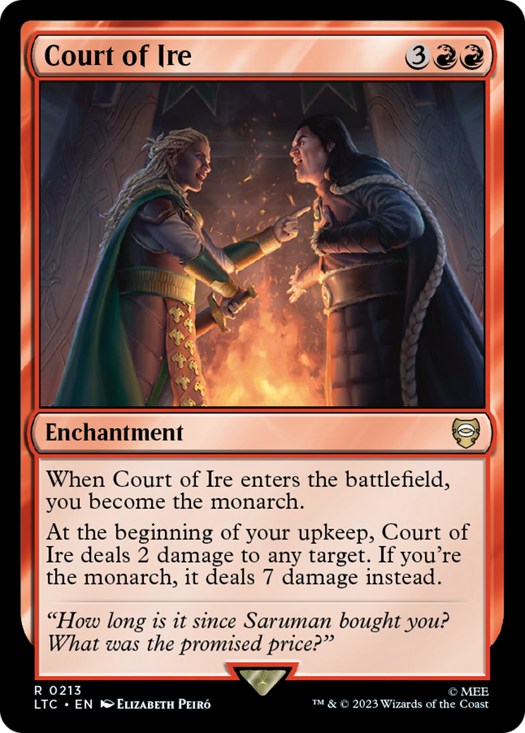Court of Ire [The Lord of the Rings: Tales of Middle-Earth Commander] | Card Merchant Takapuna