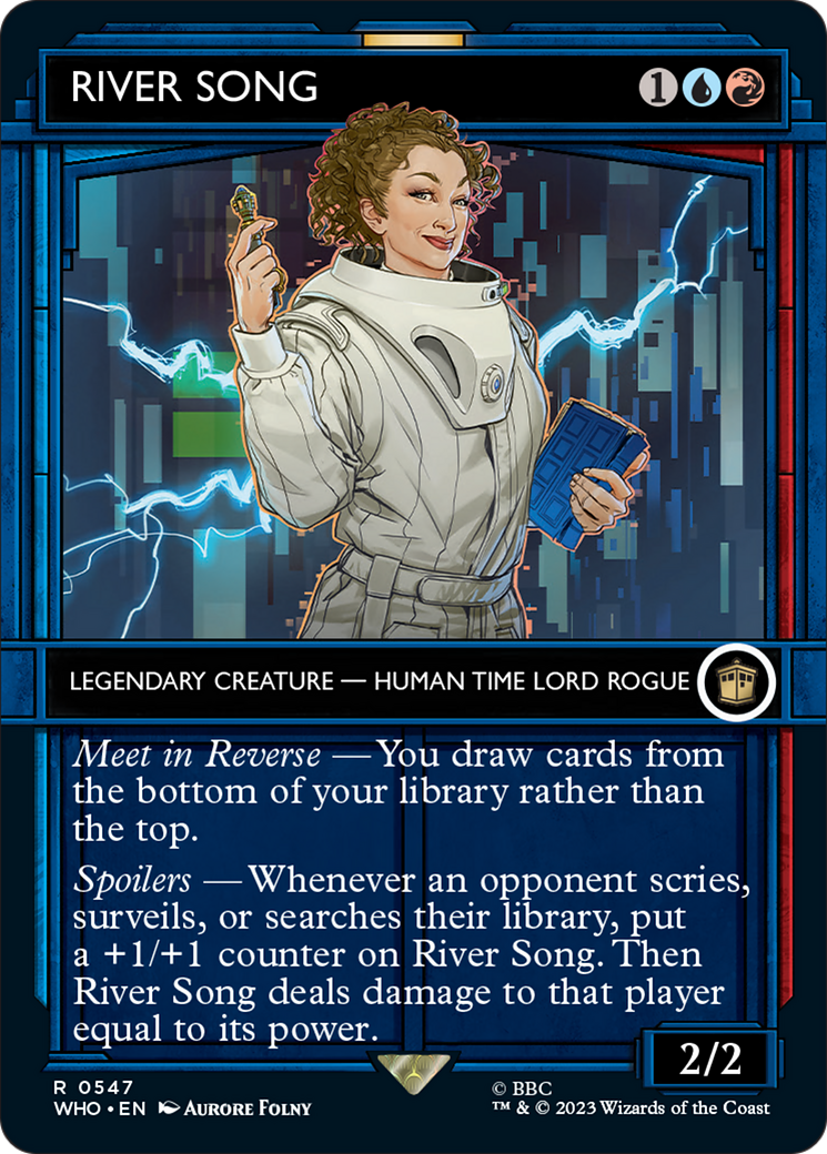 RIVER SONG (Showcase) [Doctor Who] | Card Merchant Takapuna