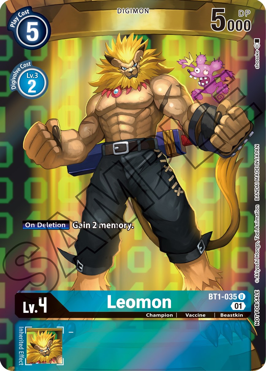 Leomon [BT1-035] (Tamer's Card Set 1) [Release Special Booster Ver.1.0] | Card Merchant Takapuna