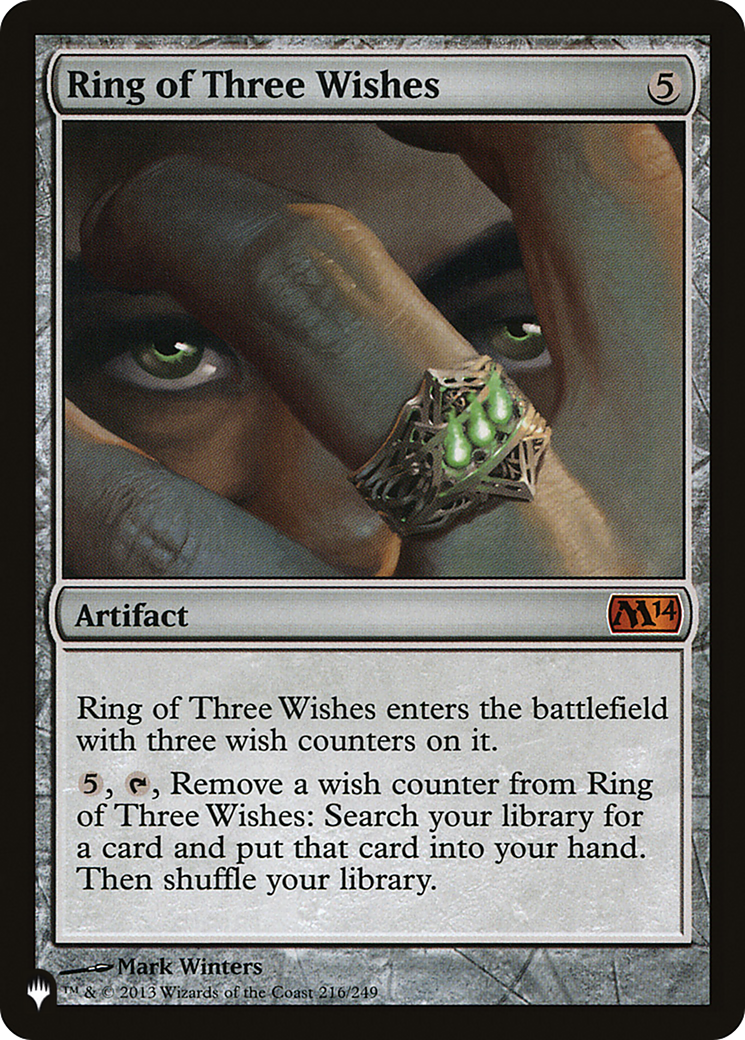 Ring of Three Wishes [The List] | Card Merchant Takapuna