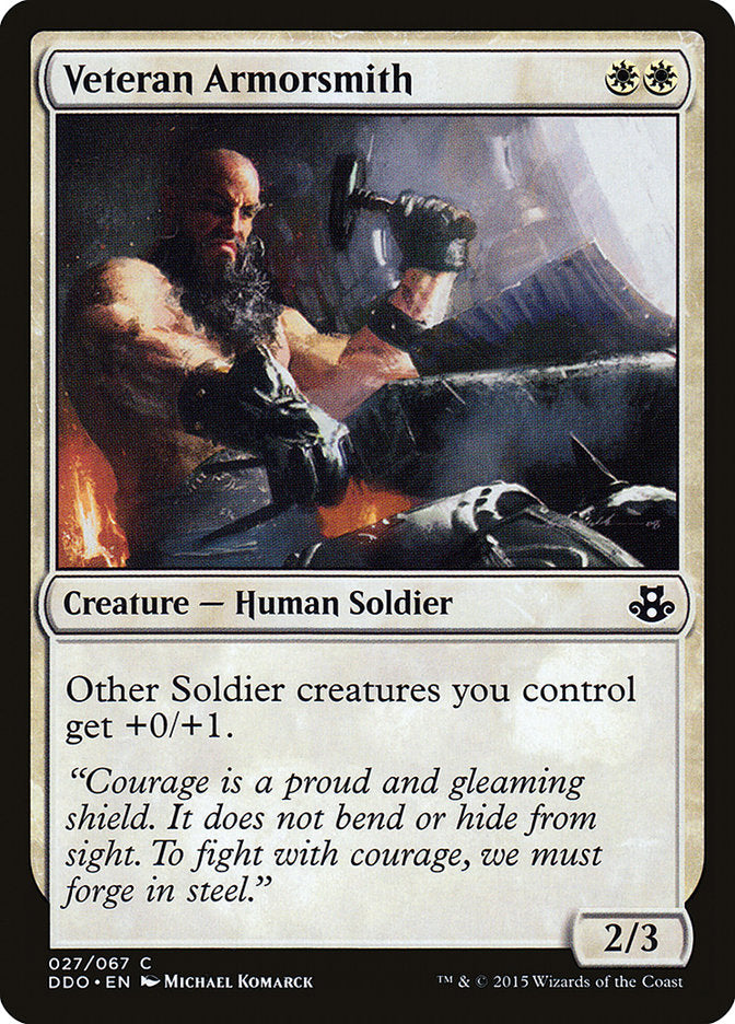 Veteran Armorsmith [Duel Decks: Elspeth vs. Kiora] | Card Merchant Takapuna