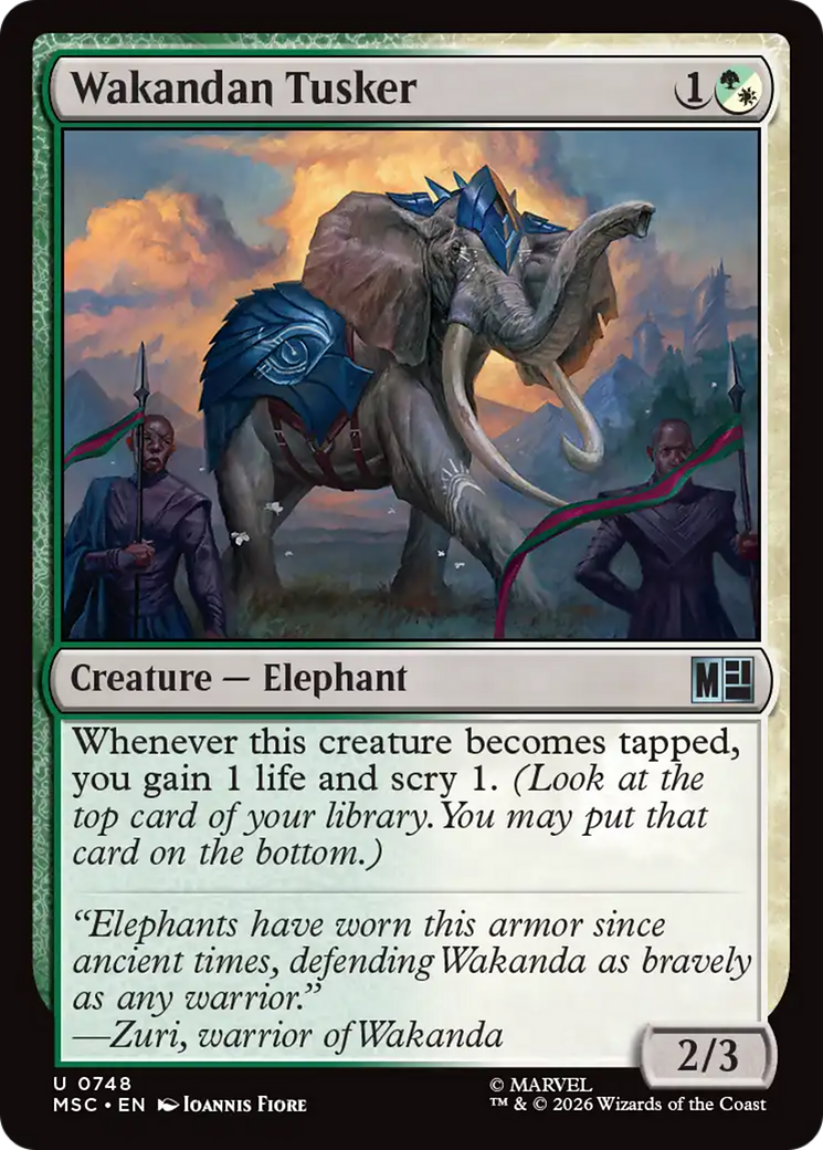 Wakandan Tusker [Marvel Super Heroes Commander] | Card Merchant Takapuna