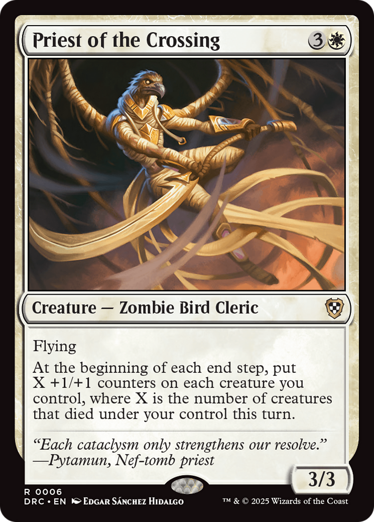 Priest of the Crossing [Aetherdrift Commander] | Card Merchant Takapuna