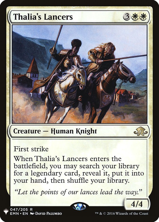 Thalia's Lancers [The List] | Card Merchant Takapuna