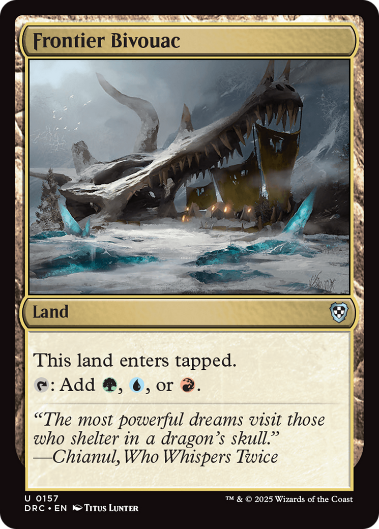 Frontier Bivouac [Aetherdrift Commander] | Card Merchant Takapuna