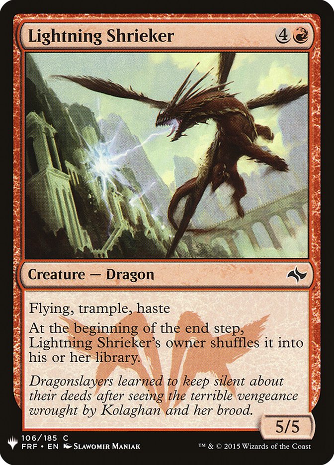 Lightning Shrieker [Mystery Booster] | Card Merchant Takapuna