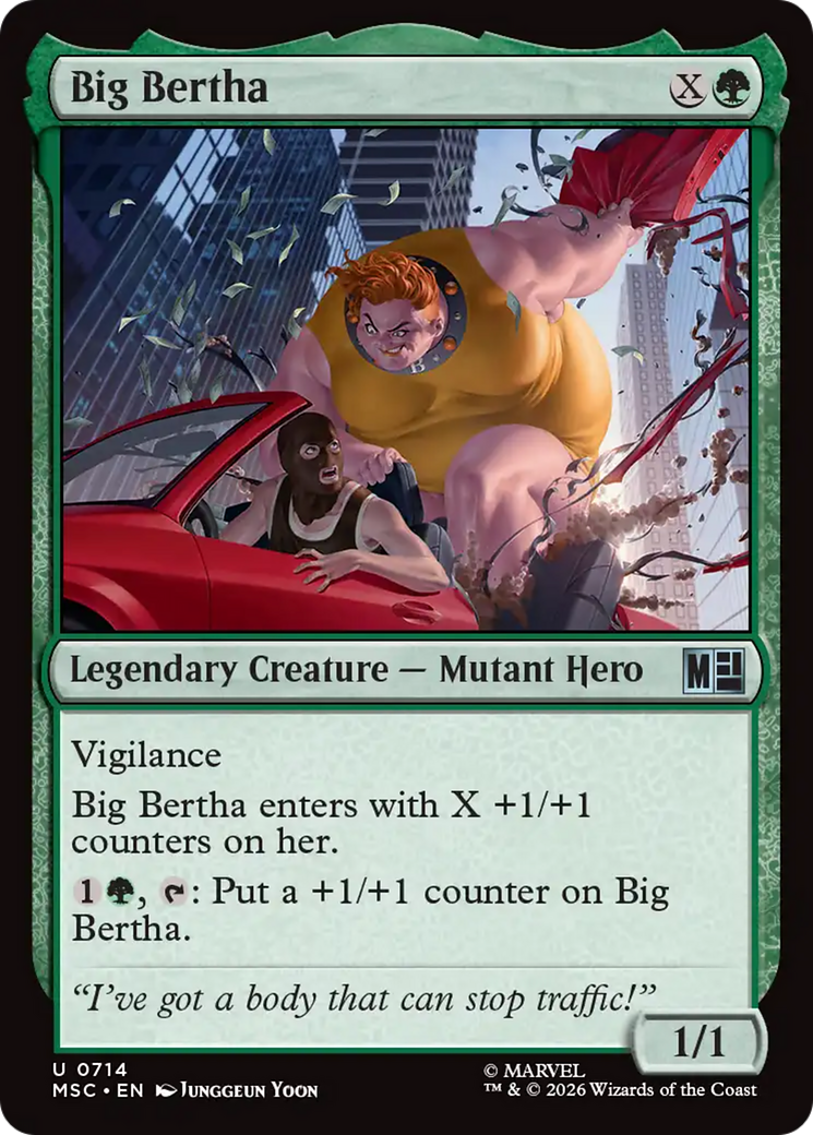 Big Bertha [Marvel Super Heroes Commander] | Card Merchant Takapuna