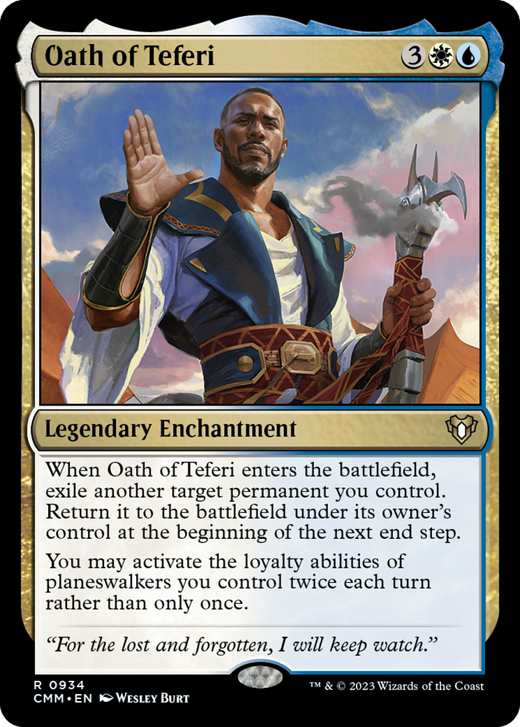 Oath of Teferi [Commander Masters] | Card Merchant Takapuna