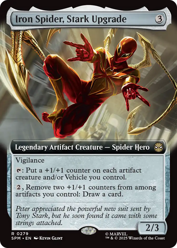 Iron Spider, Stark Upgrade (Extended Art) [Marvel's Spider-Man] | Card Merchant Takapuna