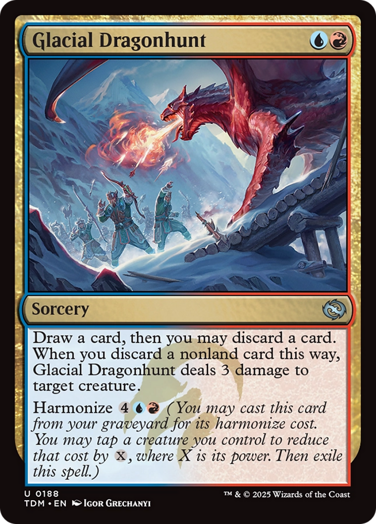 Glacial Dragonhunt [Tarkir: Dragonstorm] | Card Merchant Takapuna