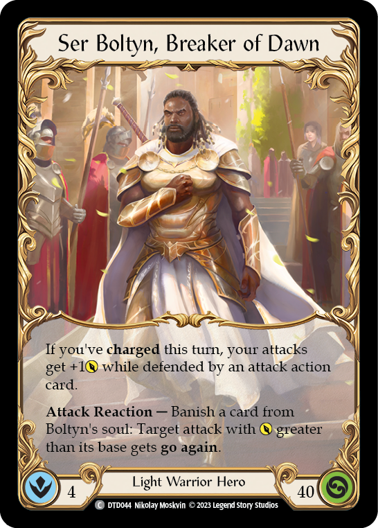 Ser Boltyn, Breaker of Dawn [DTD044] (Dusk Till Dawn) | Card Merchant Takapuna