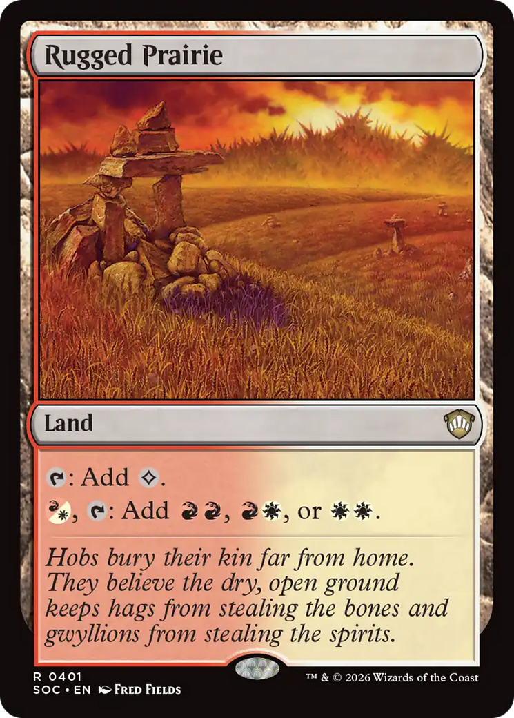 Rugged Prairie [Secrets of Strixhaven Commander] | Card Merchant Takapuna