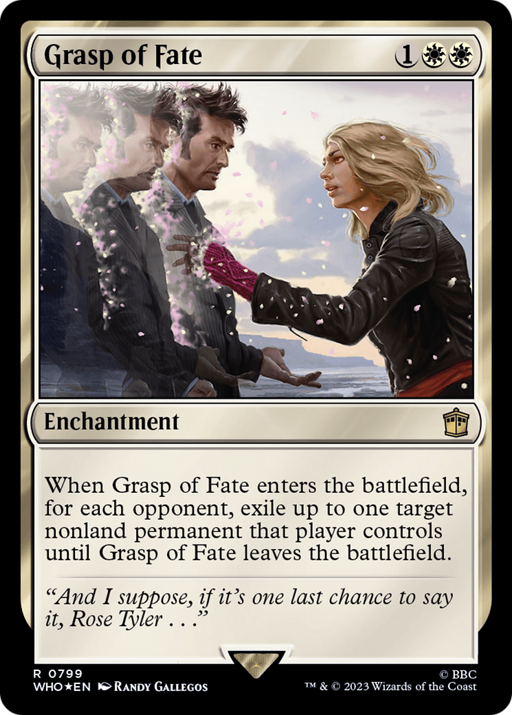 Grasp of Fate (Surge Foil) [Doctor Who] | Card Merchant Takapuna
