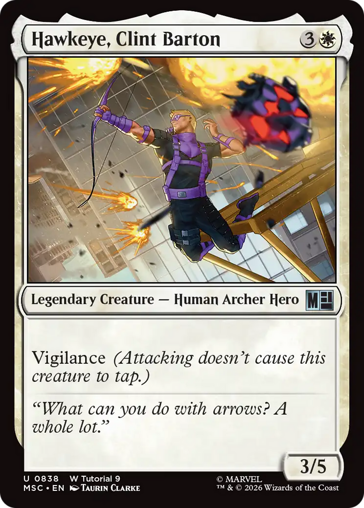 Hawkeye, Clint Barton (0838) [Marvel Super Heroes Commander] | Card Merchant Takapuna