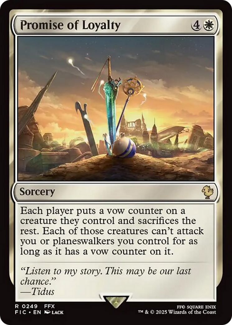 Promise of Loyalty [FINAL FANTASY Commander] | Card Merchant Takapuna