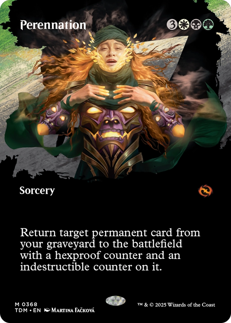 Perennation (Borderless) [Tarkir: Dragonstorm] | Card Merchant Takapuna