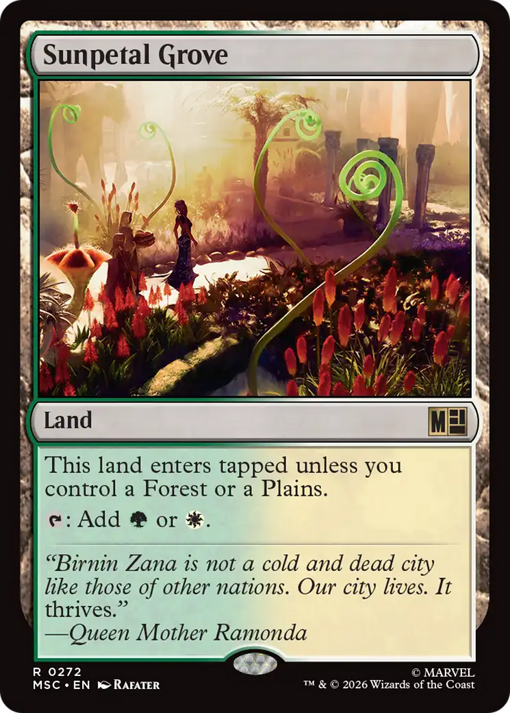 Sunpetal Grove [Marvel Super Heroes Commander] | Card Merchant Takapuna
