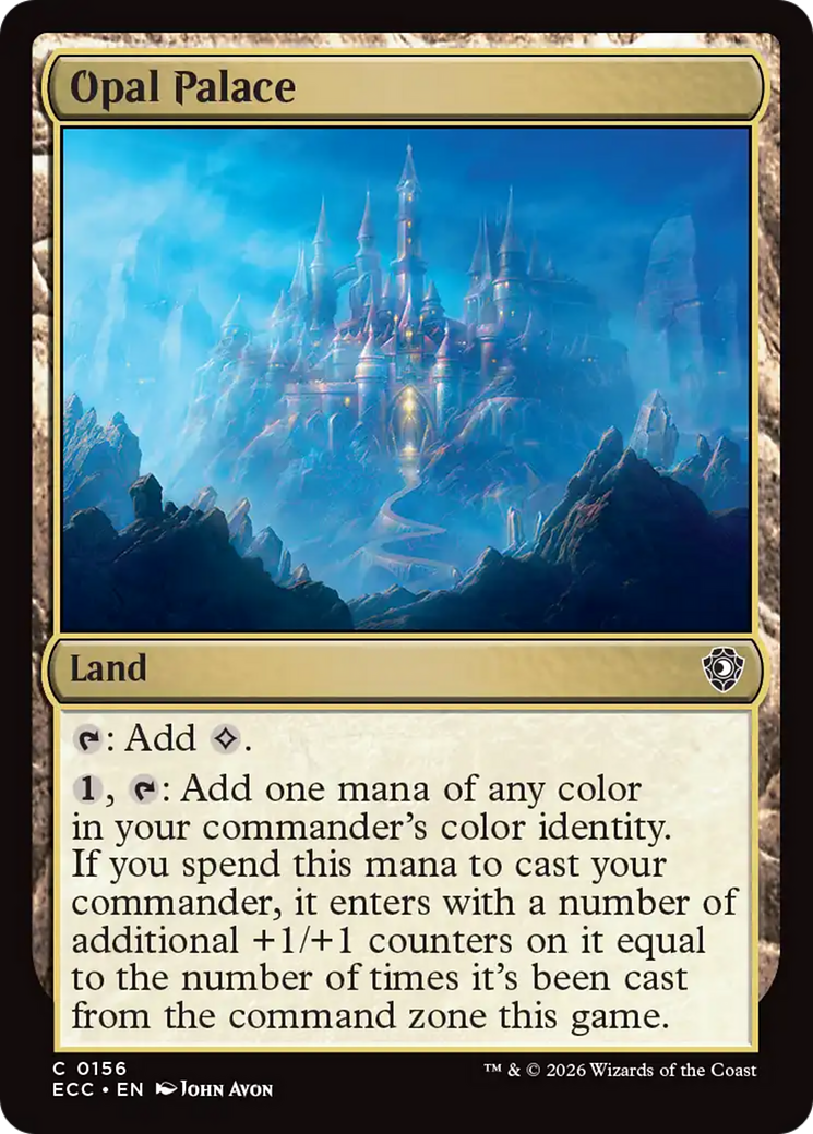 Opal Palace [Lorwyn Eclipsed Commander] | Card Merchant Takapuna