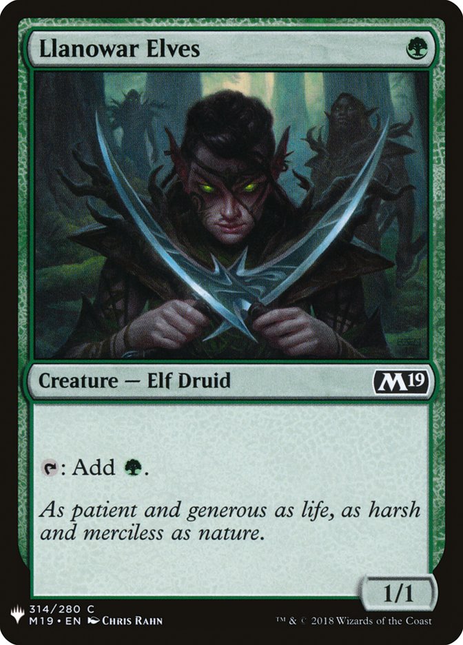 Llanowar Elves [Mystery Booster] | Card Merchant Takapuna