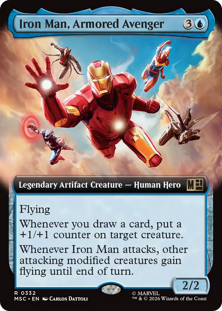 Iron Man, Armored Avenger (Extended Art) [Marvel Super Heroes Commander] | Card Merchant Takapuna