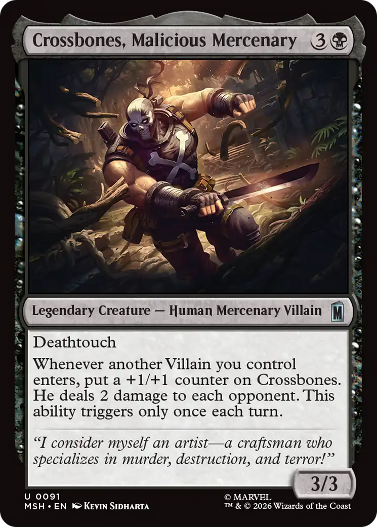 Crossbones, Malicious Mercenary [Marvel Super Heroes] | Card Merchant Takapuna