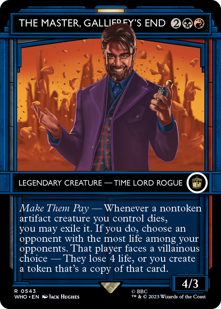 The Master, Gallifrey's End (Showcase) [Doctor Who] | Card Merchant Takapuna