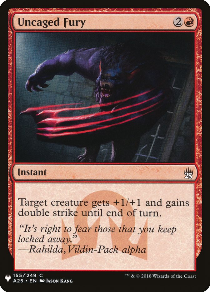 Uncaged Fury [Mystery Booster] | Card Merchant Takapuna