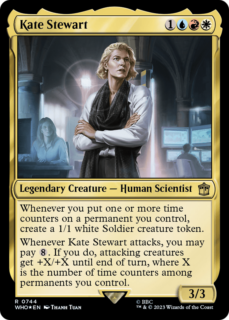 Kate Stewart (Surge Foil) [Doctor Who] | Card Merchant Takapuna