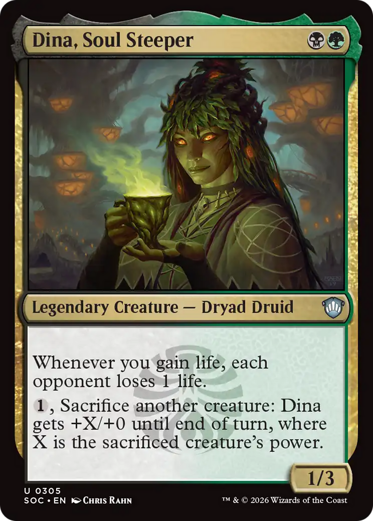 Dina, Soul Steeper [Secrets of Strixhaven Commander] | Card Merchant Takapuna