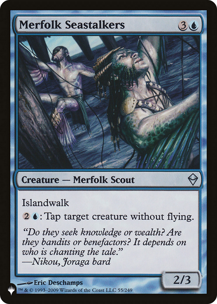 Merfolk Seastalkers [The List] | Card Merchant Takapuna