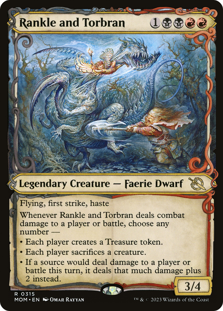 Rankle and Torbran (Showcase Planar Booster Fun) [March of the Machine] | Card Merchant Takapuna