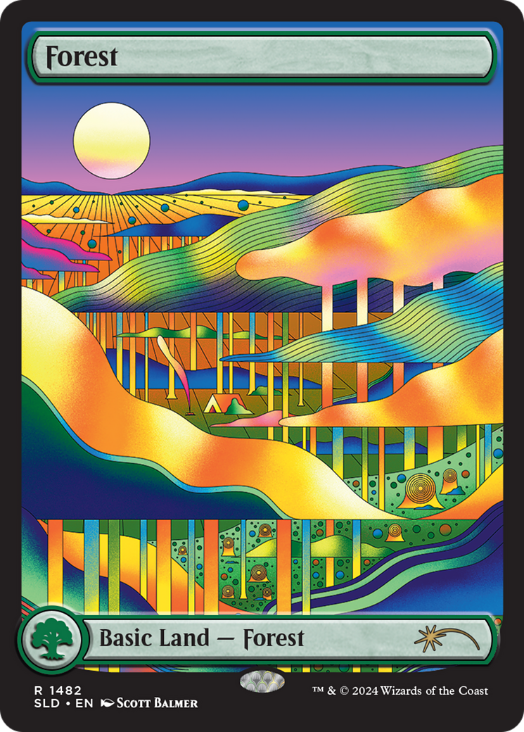 Forest (1482) [Secret Lair Drop Series] | Card Merchant Takapuna
