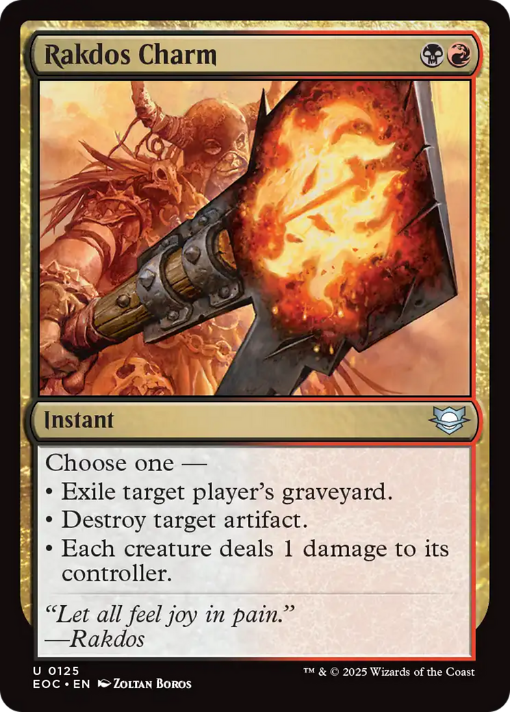 Rakdos Charm [Edge of Eternities Commander] | Card Merchant Takapuna