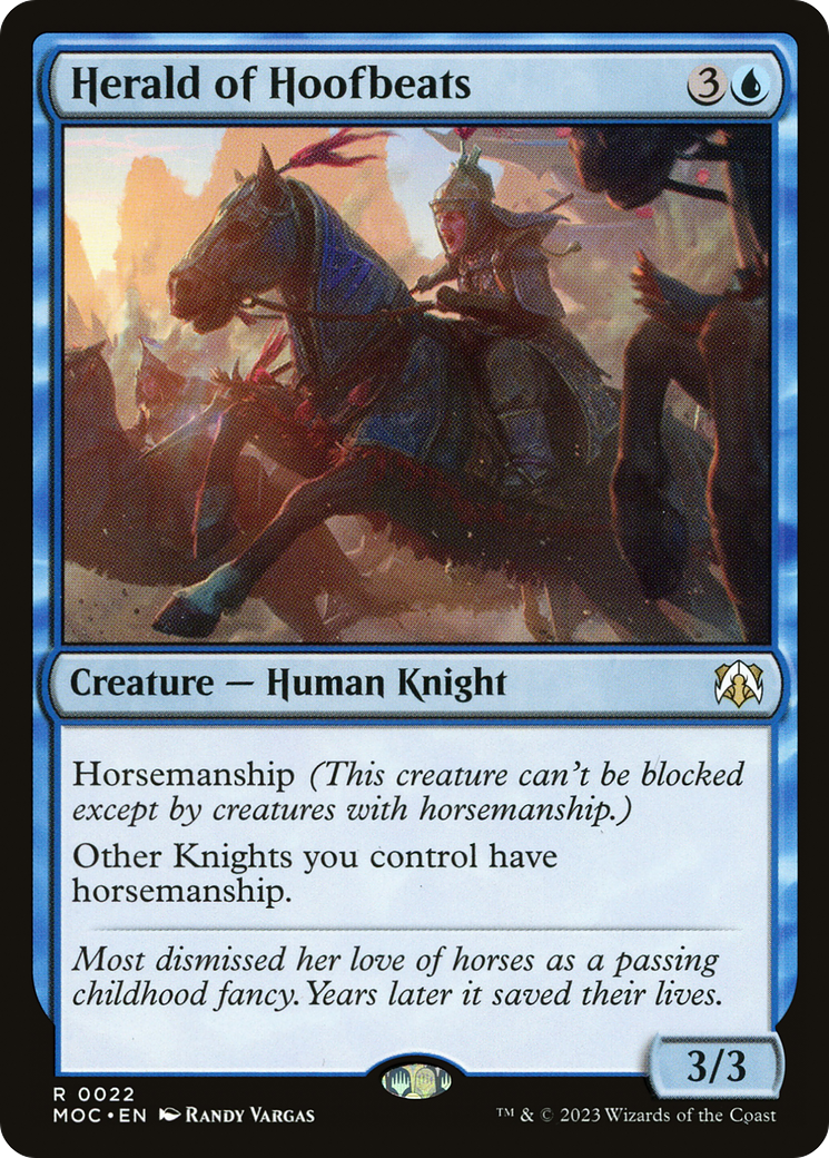 Herald of Hoofbeats [March of the Machine Commander] | Card Merchant Takapuna