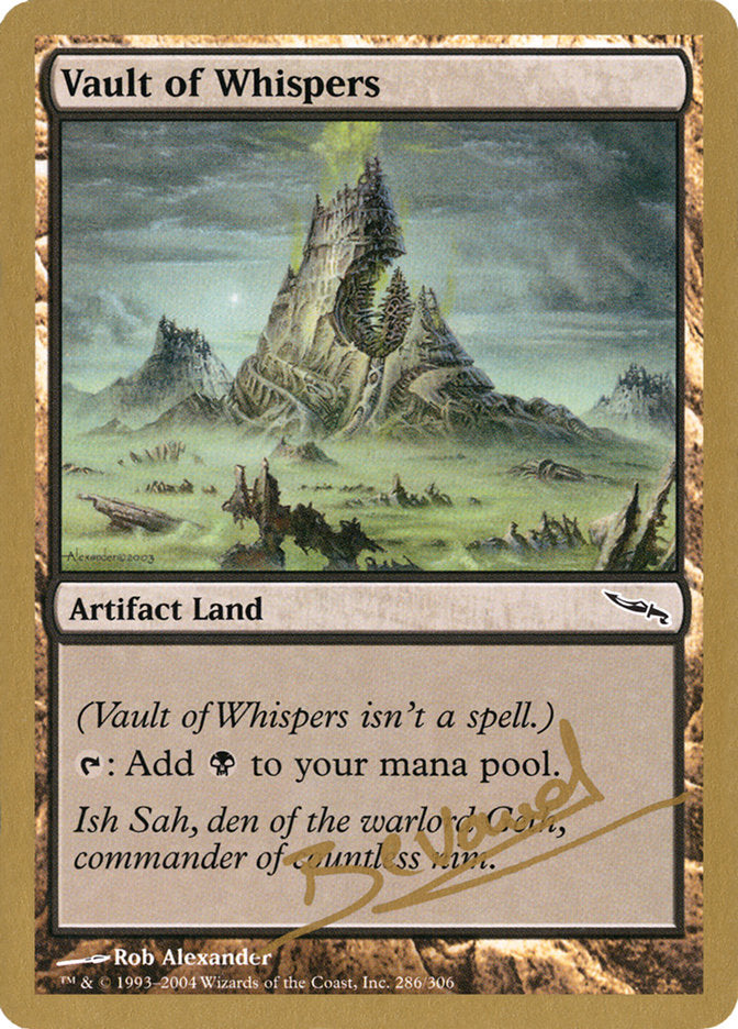 Vault of Whispers (Manuel Bevand) [World Championship Decks 2004] | Card Merchant Takapuna