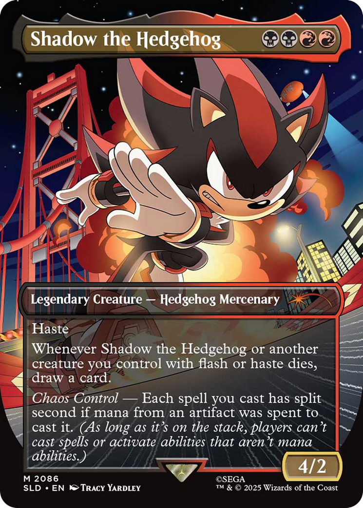 Shadow the Hedgehog (Rainbow Foil) [Secret Lair Drop Series] | Card Merchant Takapuna