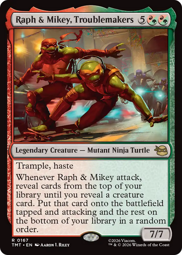 Raph & Mikey, Troublemakers [Teenage Mutant Ninja Turtles] | Card Merchant Takapuna