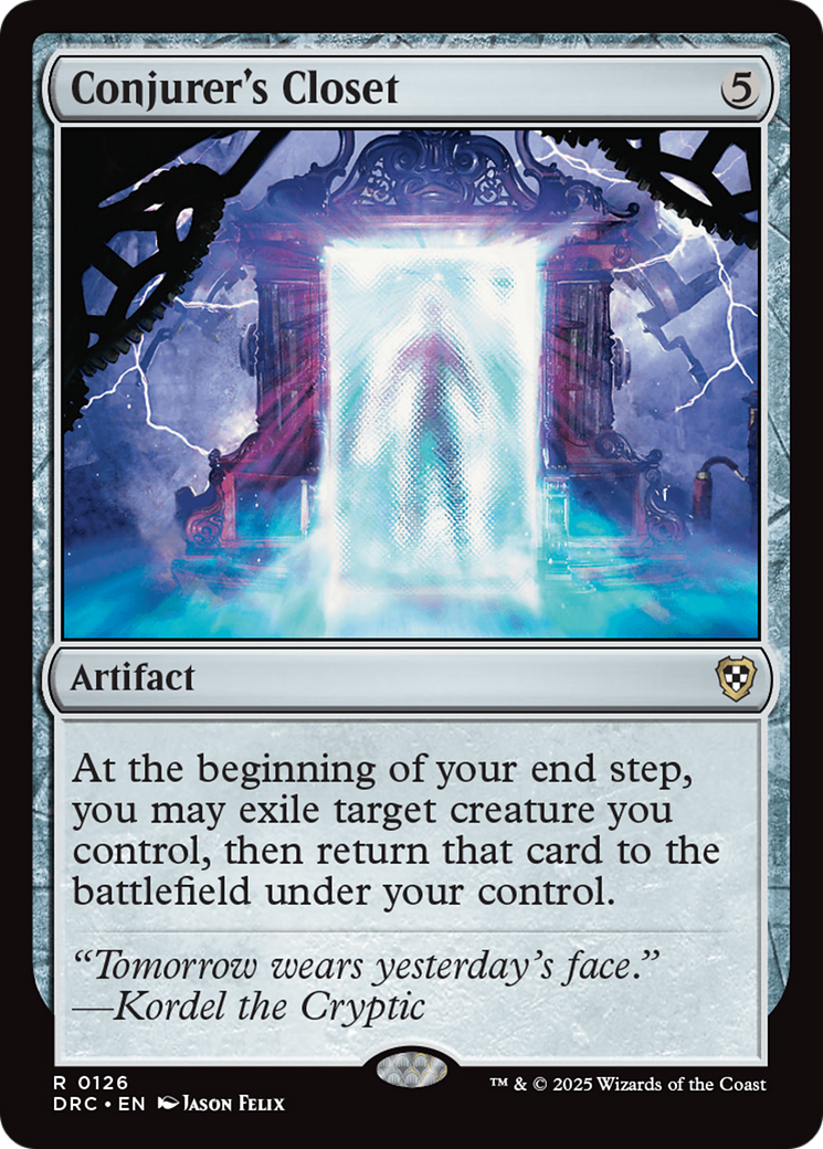 Conjurer's Closet [Aetherdrift Commander] | Card Merchant Takapuna