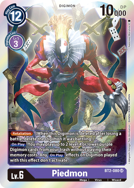 Piedmon [BT2-080] [Release Special Booster Ver.1.0] | Card Merchant Takapuna