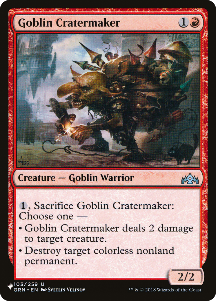 Goblin Cratermaker [The List] | Card Merchant Takapuna