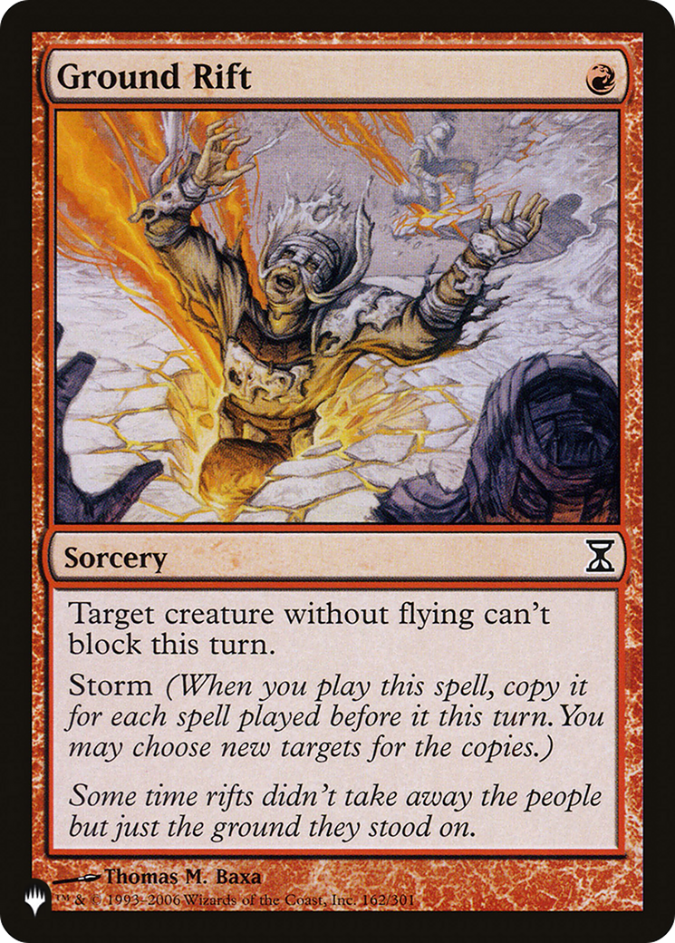 Ground Rift [The List] | Card Merchant Takapuna