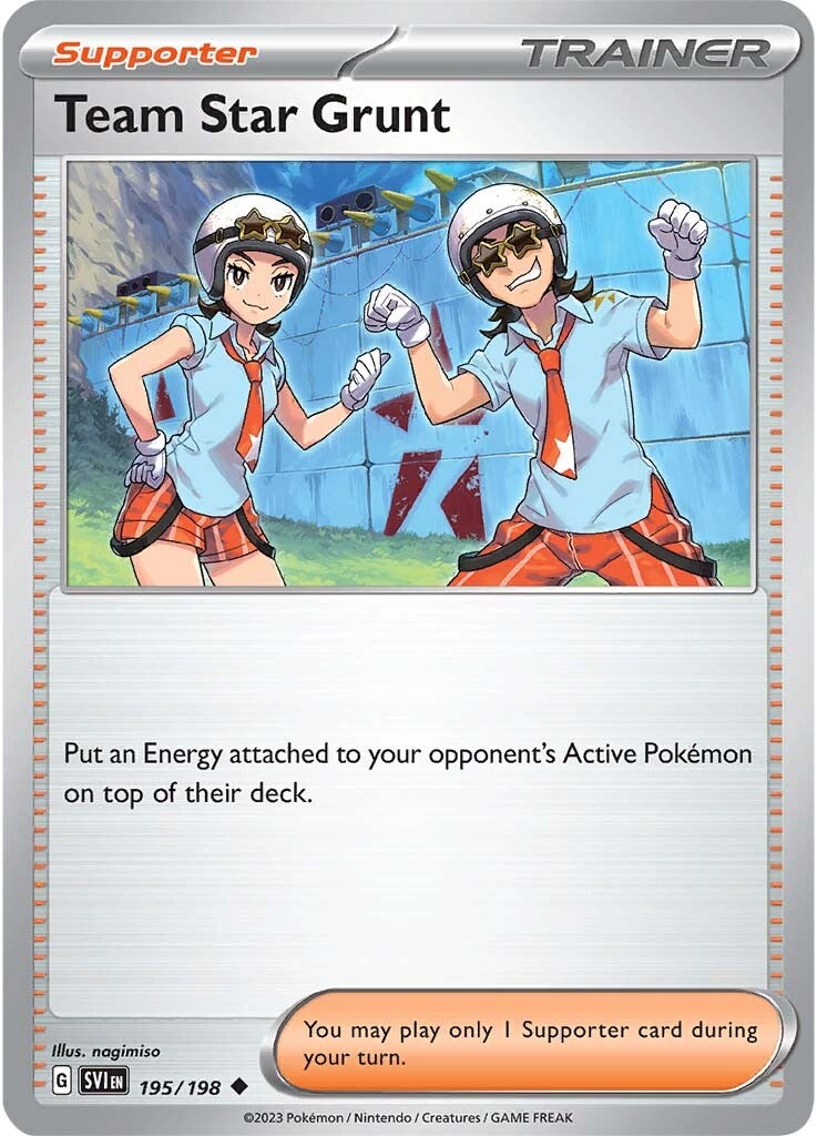 Team Star Grunt (195/198) [Scarlet & Violet: Base Set] | Card Merchant Takapuna