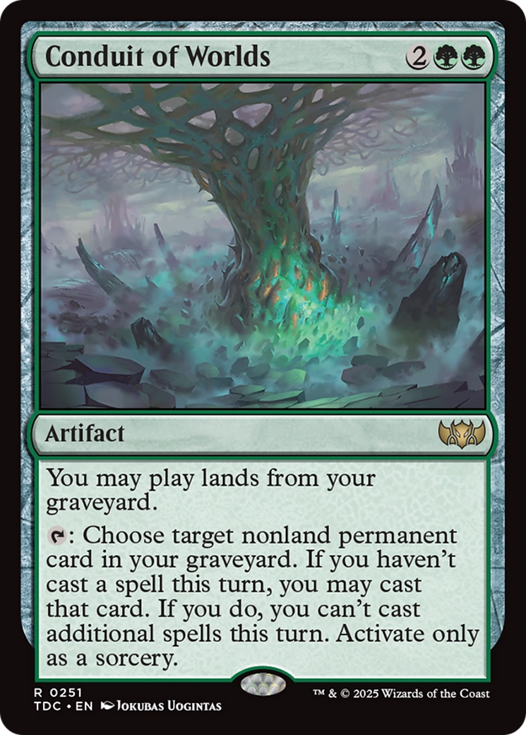 Conduit of Worlds [Tarkir: Dragonstorm Commander] | Card Merchant Takapuna