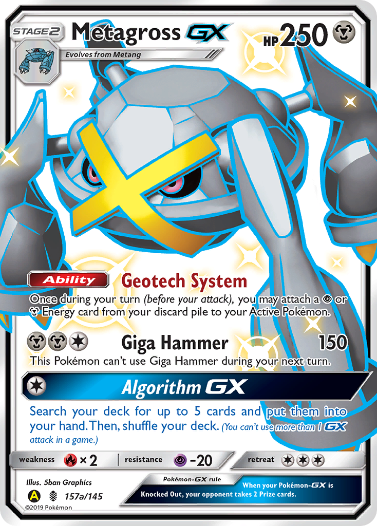 Metagross GX (157a/145) [Alternate Art Promos] | Card Merchant Takapuna
