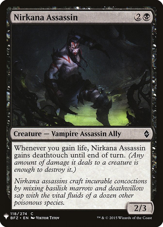 Nirkana Assassin [Mystery Booster] | Card Merchant Takapuna