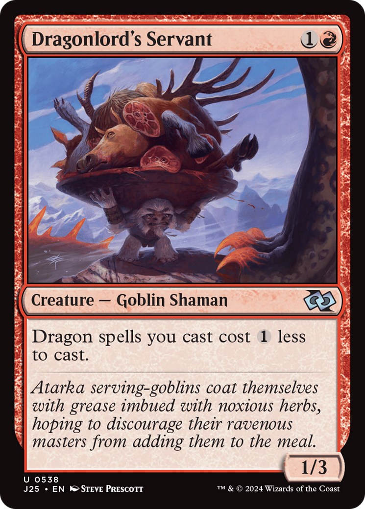 Dragonlord's Servant [Foundations Jumpstart] | Card Merchant Takapuna