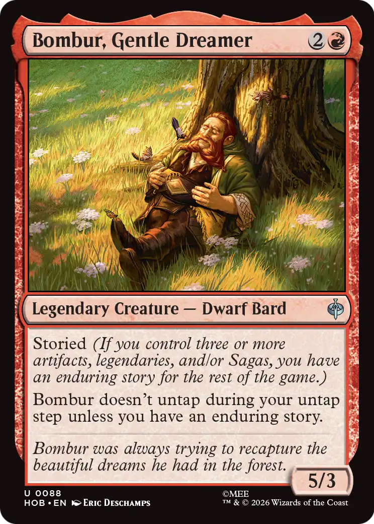 Bombur, Gentle Dreamer [The Hobbit] | Card Merchant Takapuna