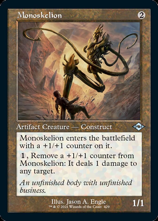Monoskelion (Retro Foil Etched) [Modern Horizons 2] | Card Merchant Takapuna